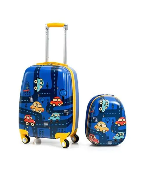 HONEY JOY 2 Pcs Kids Carry-On Luggage