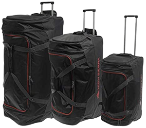 High Sierra 3 Piece Wheeled Duffel Set