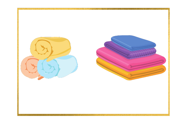 rolling vs folding clothes