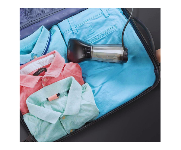 clothes steamer in carry-on