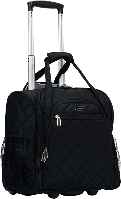 Rockland Melrose Upright Wheeled Underseater Carry-On Luggage