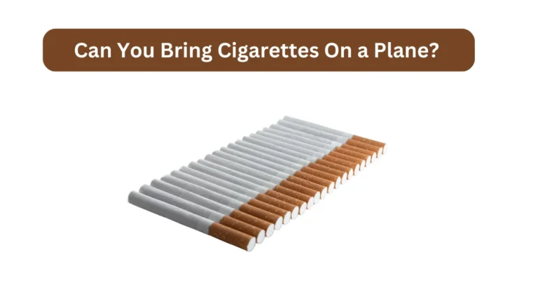 Can You Bring Cigarettes On a Plane? 
